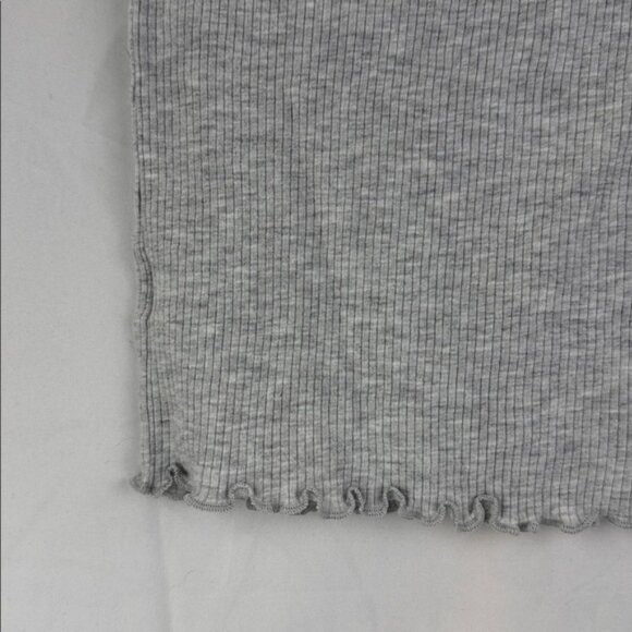Art Class Light Gray V-Neck Ribbed Tee Girls Size Small 6/6x - Picture 6 of 6